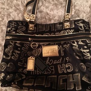 Coach purse poppy collection